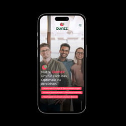 Mobile Website Immobilienmakler – QUINZZ.