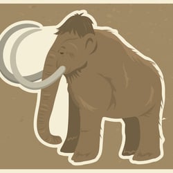 Mammut – Vektor-Illustration