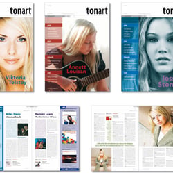 Art Direction / Produktion Tonart-Magazin