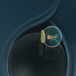 Lesezeichen Fischauge