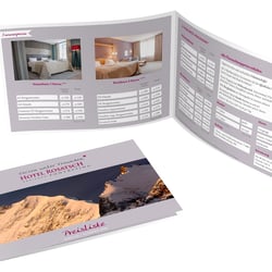 Broschüre, Kunde: Hotel Rosatsch, Schweiz / Tako Communications