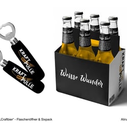 Kraftpulle – Flaschenöffner & Sixpack