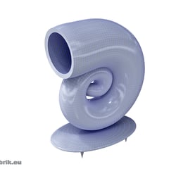 3D Modell Lautsprecher als Schneckengehäuse genial für den 3D Drucker