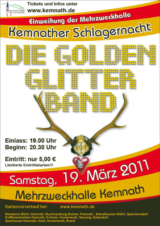 Einweihung Mehrzweckhalle Kemnath – Flyer A6 – 01