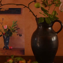 Arrangierte Stills aus dem eigenen Garten