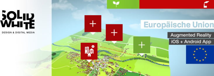 Augmented Reality App (iOS & Android) für die Europäische Union