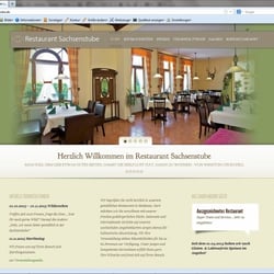 Website Restaurant Sachsenstube