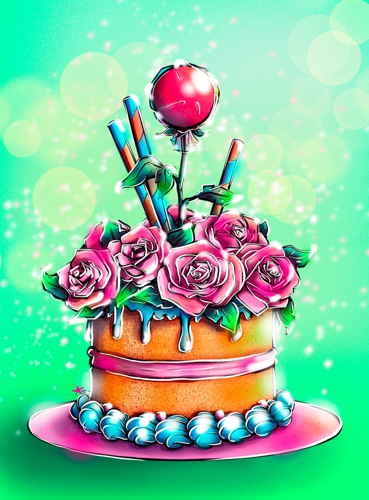 Rose Cake