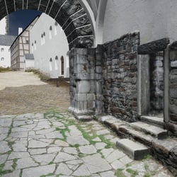 Photogrammetrie der Torhalle und Wachstube im virtuellen Modell
