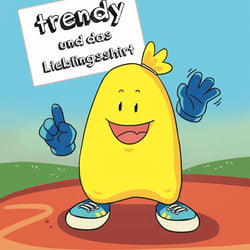 Illustration des Kinderbüchleins „trendy und das Lieblingsshirt“