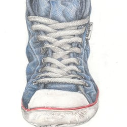 Turnschuh Buntstift