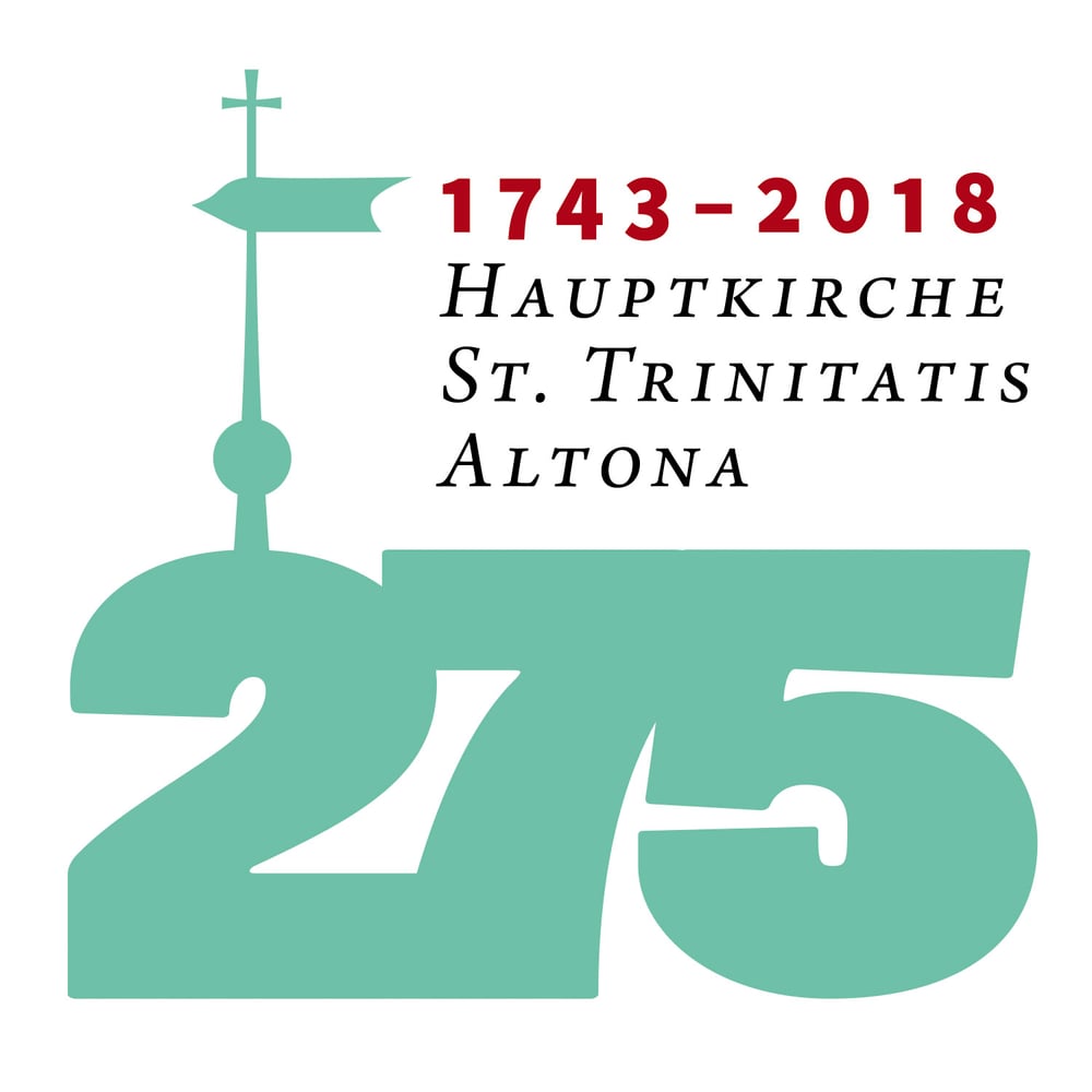 Logo für das 275. Jubiläum der Ev.-Luth. Hauptkirche St. Trinitatis Altona: Award of Excellence beim 9. ICMA-Wettbewerb (Logo)