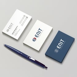 „Enit“ – Corporate Design im Detail (Visitenkarten)