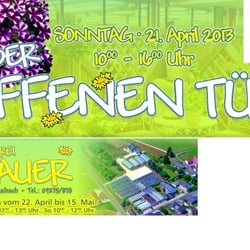 Gärtnerei Bauer – Tag der offenen Tür – Flyer 01