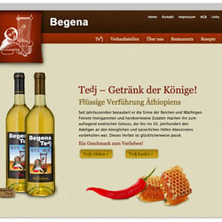 Getränkeverteiber – Konzeption, Screendesign, techn. Umsetzung (XHTML, CSS), Content Management System (Wordpress)