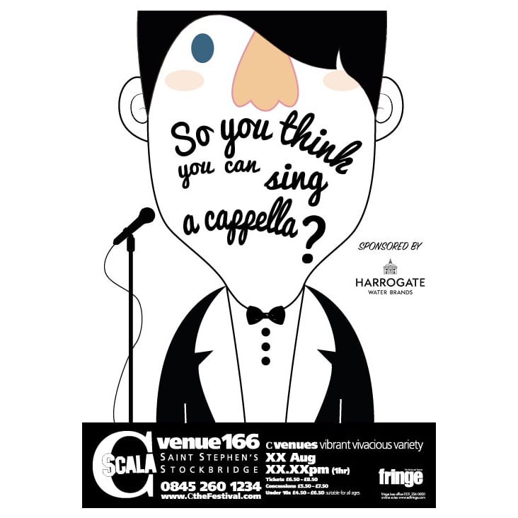 Poster design, C venues, Edinburgh festival Fringe
