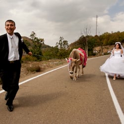 Big Wedding, Nagorno Karabakh. About 700 couples got married on 16.10.2008.
