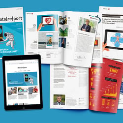 Dataport. Design-Relaunch des vierteljährlich erscheinenden Kundenmagazins datareport.
