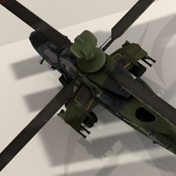 3D-Modell „Eurocopter Tiger“