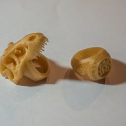 3D gedruckte Ringe