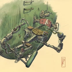 Monju Hunters of Sōfugan Island – Cockpit Concept