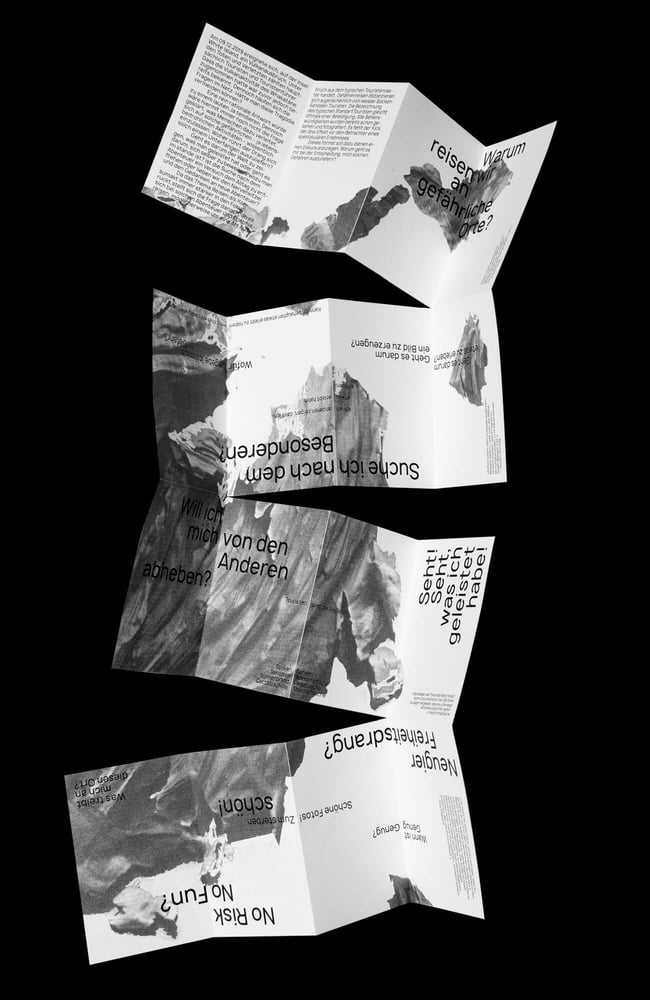 Von der Erwartung zu Reisen – Zine Design