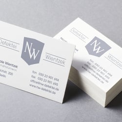 Visitenkarte „N. Wientzek“