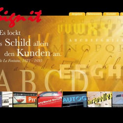 Onlineauftritt Außenwerbung