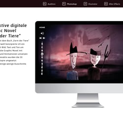Interaktive digitale Graphic Novel „Farm der Tiere“