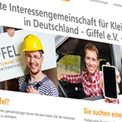 Responsive Website für Giffel e.V.