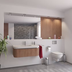 Realistische 3D-Visualisierung eines Badezimmers