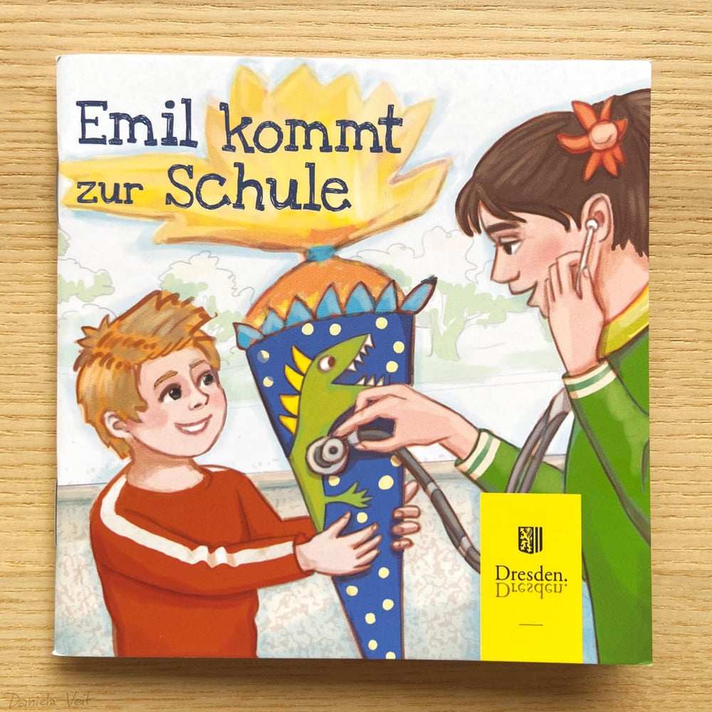 Cover des Heftchens „Emil kommt zur Schule“