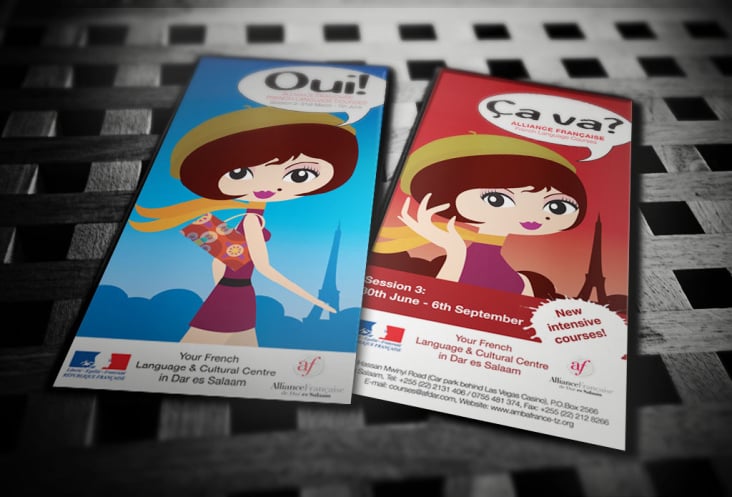Language Course Flyer