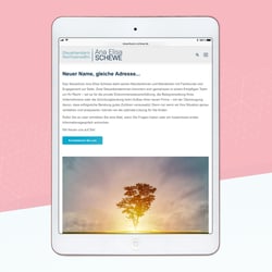 Webseite im responsiven Design