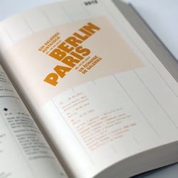 Product shot catalog Institut français d’Allemagne, Berlin