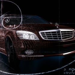Visualisierung eines Mercedes – Studio – full CGI – Story Edition