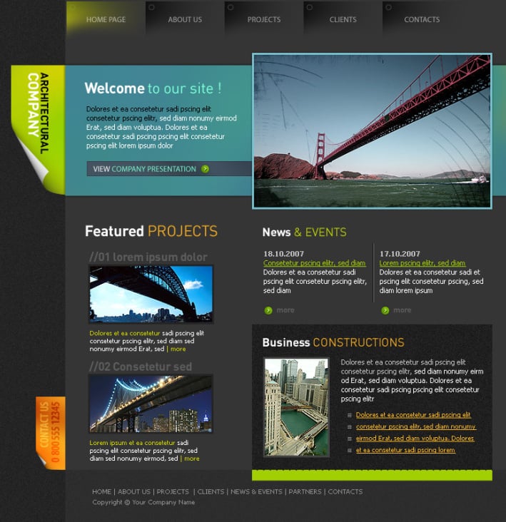 Template Architekt zur Einbindung in das allCliXXPro Multishop CMS