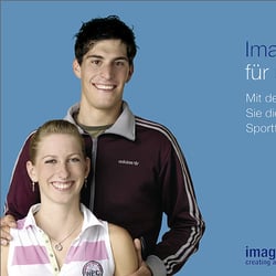 Plakat für SAMSUNG Schweiz AG & Sporthilfe: Franco Marvulli & Mylène Sunier