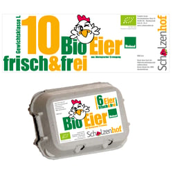 Logogestaltung für Bioland-Eier vom Scholzenhof