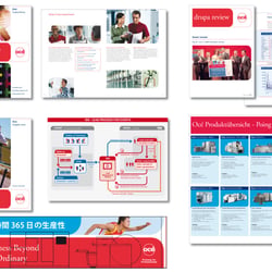Corporate Design: Oce Printing Systems / Canon in verschiedenen Varianten