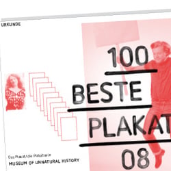 Portfolio RicardaHolz Ausstellungsdesign 100beste Urkunde