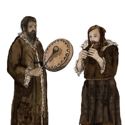 Paläolithikum, moderner Mensch, Musiker