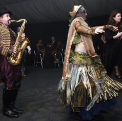 Saxophonist and Dancer