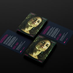 Keyvisual-Entwicklung für „Angenommen“ – ein Schauspielsolo