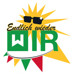 Sommerfest mit Firmenlogo