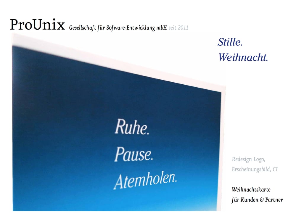 ProUnix Softwareentwicklung GmbH – Corporate Design