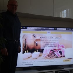 Die Landingpage des Kosmetikstudios in Neuss.