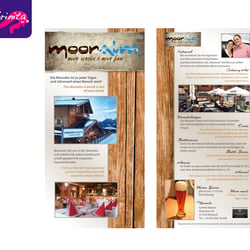 Flyer für die mooralm