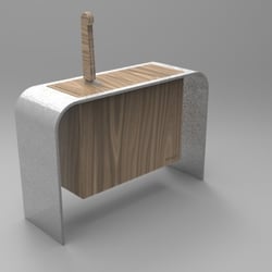 12 Messerblock Frame