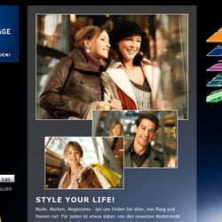 Website des größten innerstädischen Shopping-Center Hamburgs.